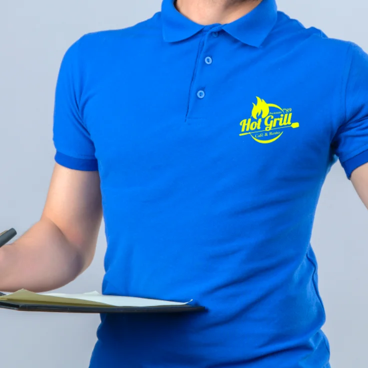 تيشيرت بولو (طباعة لون واحد)