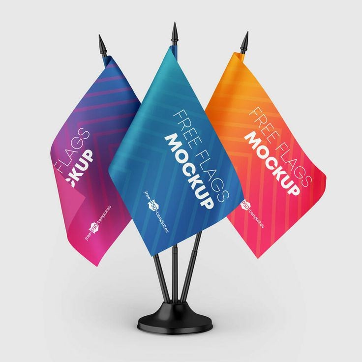 أعلام ريشة صغيرة